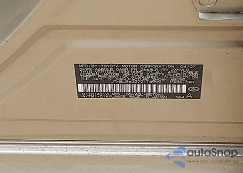 2007 Lexus Es 350 z USA, uszkodzony, nr VIN JTHBJ46G272118999